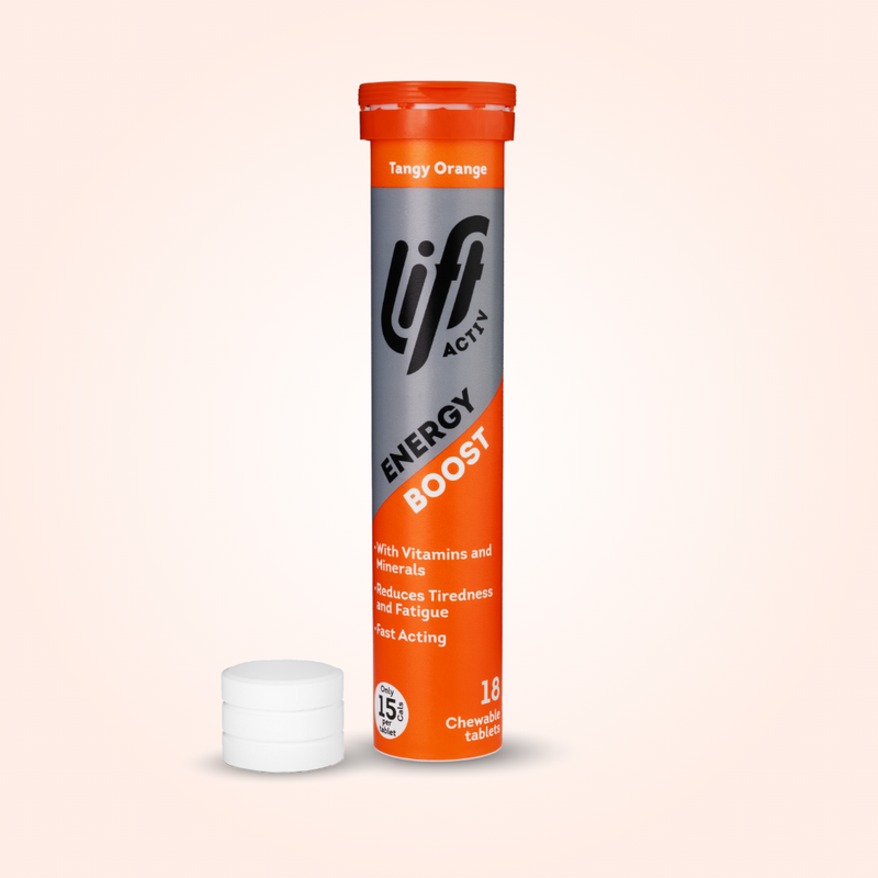 Lift Activ Energy Boost Chews - Tangy Orange