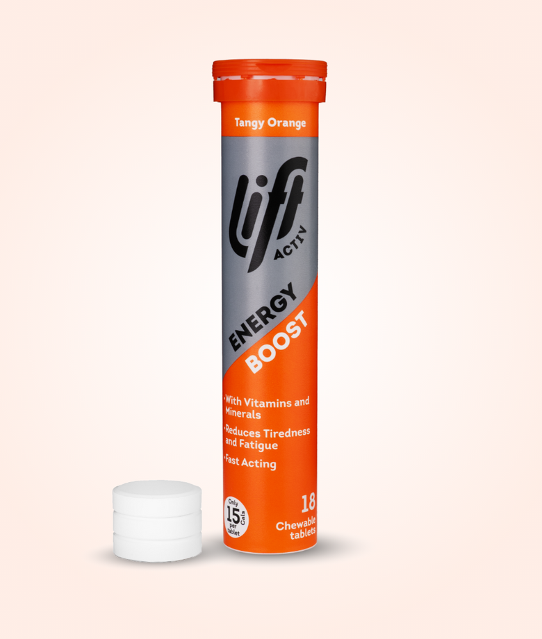 Lift Activ Energy Boost Chews - Tangy Orange