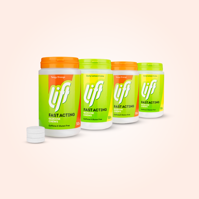 Lift Glucose Chews - Mixed Flavours - Lemon & Orange