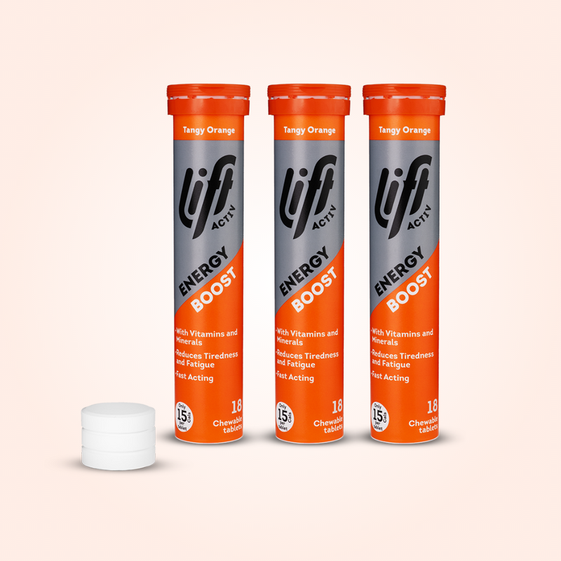 Lift Activ Energy Boost Chews - Tangy Orange